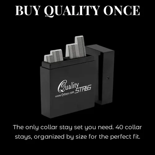 Vista 5 de 40 metal Collar Stays en una caja – 4 Tamaños