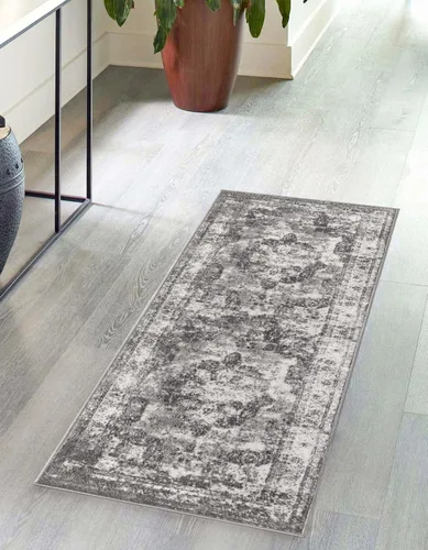 Vista 70 de Unique Loom, colección Sofía - Alfombra de la colección Salle Garnier (4' 1" x 6' 1", turquesa/azul, rectangular)