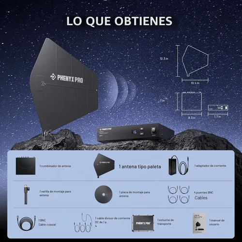 Vista 7 de Phenyx Pro Combinador de antena inalámbrica para sistema de monitor