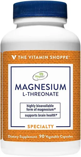 Vista 4 de The Vitamin Shoppe Magteína Magnesio L-treonato, salud cerebral, 90 cápsulas