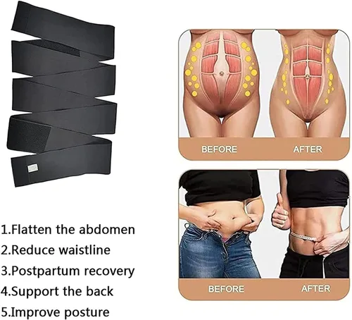 Vista 5 de Tiktok Quick Snatch Me Up Vendaje lumbar soporte de cintura para entrenar 1312 pies para mujer