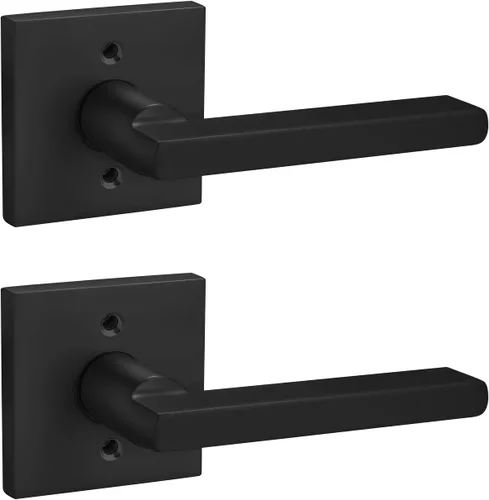 Vista 10 de Goldenwarm Manijas de puerta de oro cepillado para interiores, manijas