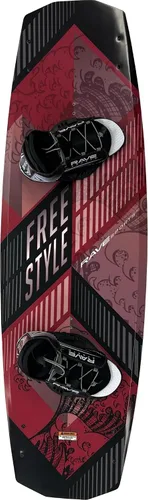 Vista 8 de [Usado] RAVE Sports Paquete de wakeboard y fijaciones de estilo libre con botas Striker