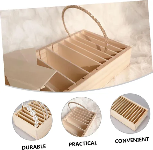 Vista 8 de Alipis Divisores de tarjetas de visita, soporte de joyería, organizador de pulseras, soportes para estantes, soporte de pulsera, organizador