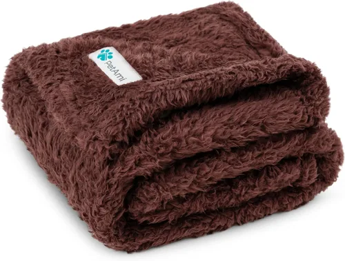 Vista 25 de PetAmi Manta de felpa suave para perros y gatos, pequeña de 24 x 32
