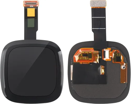 Vista 5 de Reemplazo de pantalla para reloj Fitbit Versa 3 FB511/Fitbit Sense FB512, pantalla LCD, pantalla táctil, digitalizador con herramientas (negro)