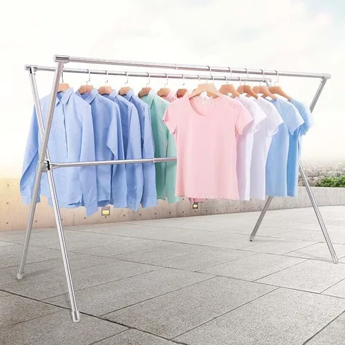 Vista 4 de This Clothes Drying Racks Outdoor, Adjustable and Foldable Laundry Rack, Heavy Duty Stainless Steel Garment Laundry Racks, Collapsible Space Saving