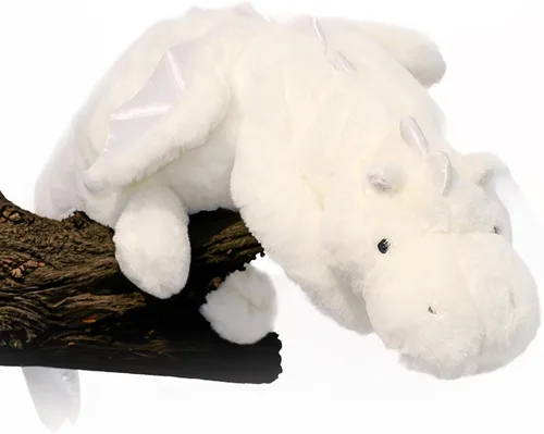 Vista 13 de YOUBLEK Animales de peluche con peso de 27.5 pulgadas, 2 libras, lindo dragón de peluche, juguete de dinosaurio con peso para niños y adultos