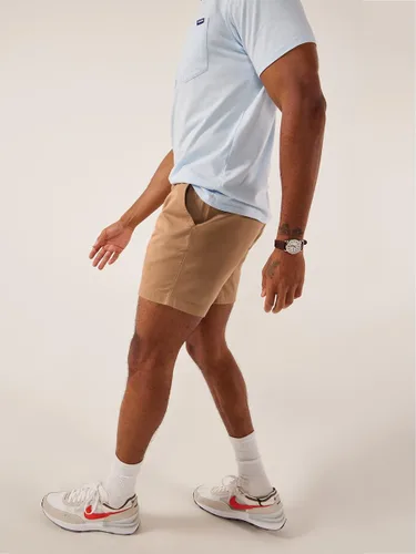 Vista 3 de Chubbies Pantalones cortos chinos para hombre de 5.5 pulgadas, pantalones cortos casuales con cintura elástica, bolsillos laterales y traseros