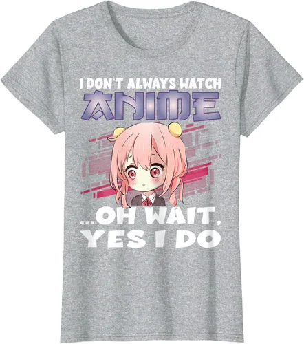 Vista 28 de Ver camiseta japonesa de anime con estampado de anime Girl, Negro, S