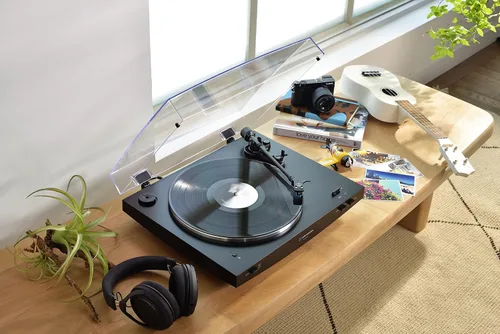 Vista 6 de Audio-Technica AT-LP3XBT-BK Tocadiscos Bluetooth con transmisión de correa totalmente automático 33/45 (Negro)