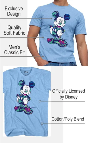 Vista 2 de Disney Men's Tshirt Mickey Mouse Classic