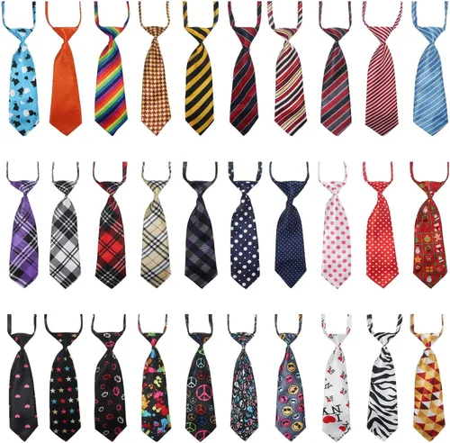 Vista 11 de Segarty Corbatas para perros grandes, corbata para el cuello de mascotas, con cuello ajustable, corbatines a granel, corbatines a granel, accesorios