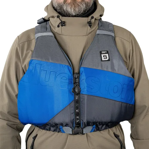 Vista 4 de BLUESTORM Drift Kayak Life Jacket (PFD),Fully Adjustable,Universal Sized,US Coast Guard Approved,for Kayaking, Paddling, SUP, Fishing and More