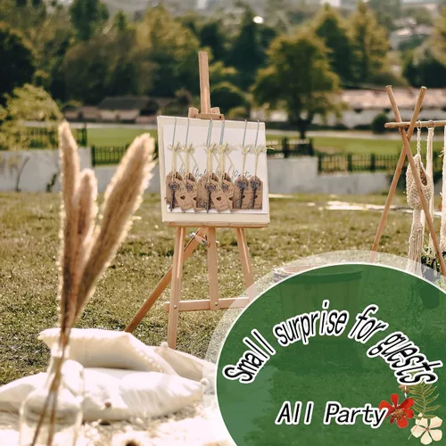 Vista 4 de Aokbean 100 piezas de regalos de fiesta de boda para invitados, abridor de botellas con llave de esqueleto mixto con tarjetas de agradecimiento