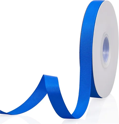 Vista 108 de Cinta de grogrén de doble cara de color liso azul bebé de 1-1/2 pulgadas x 50 yardas para envolver regalos, bodas, fiestas, manualidades, lazos