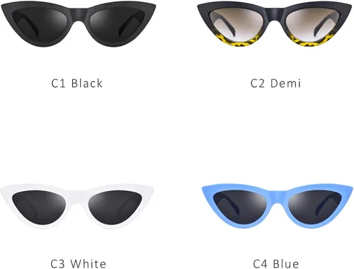 Vista 4 de mosanana Gafas de sol de moda para mujer con estilo de ojo de gato MS51810