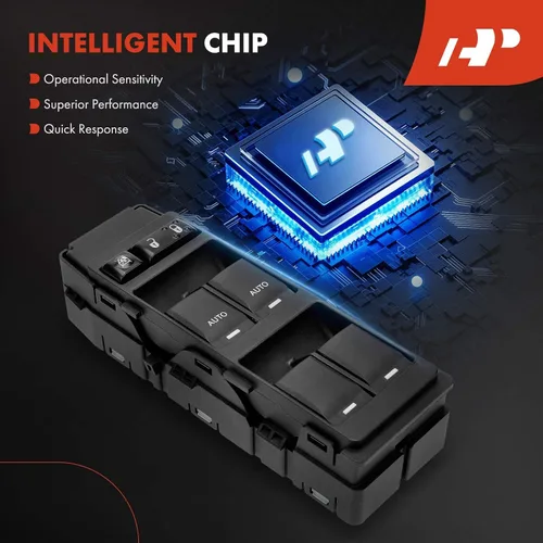 Vista 6 de A-Premium Master - Interruptor de ventana eléctrico compatible con vehículos Chrysler, Dodge y Jeep, 200, 300, Aspen, Sebring, Avenger, Durango