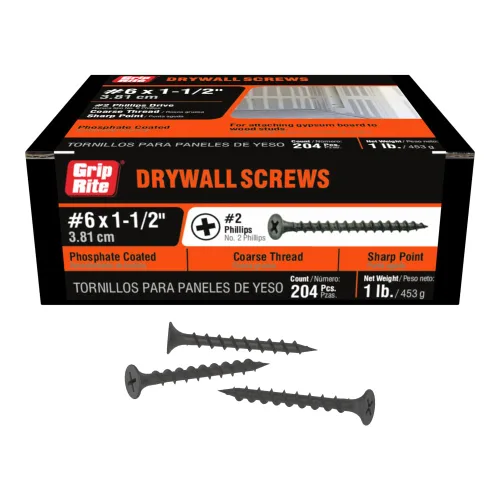 Vista 15 de Grip-Rite 2CDWS5#6 X 2 "Phillips Bugle Head - Tornillo para paneles de yeso de punta afilada, caja de 5 libras