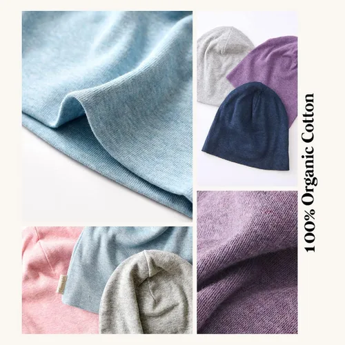 Vista 2 de CHARM Gorro orgánico para niños Slouchy algodón para niños