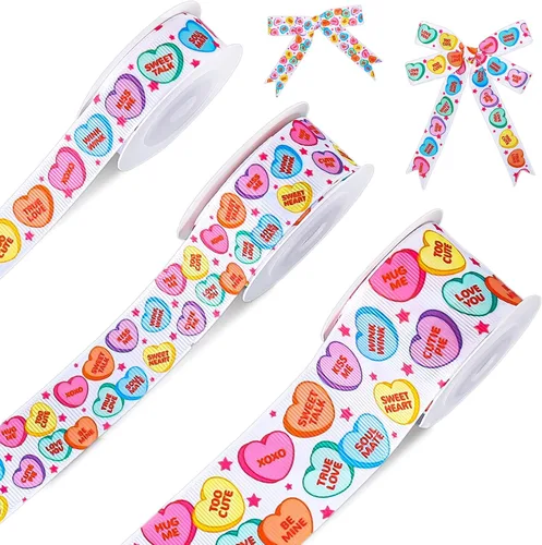 Vista 19 de JarThenaAMCS 3 rollos de cinta de grogrén Vuelta al Colegio, cinta de grogrén con temática escolar, cinta de grogrén con estampado ABC, cinta