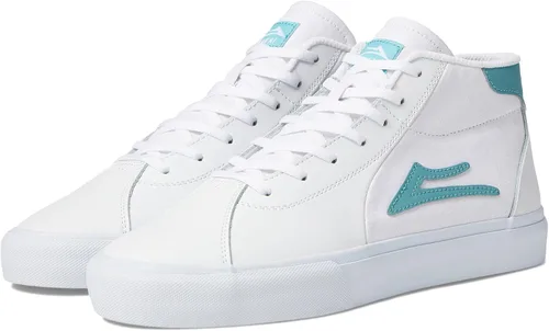 Vista 10 de Lakai Zapatillas de skate Flaco II Mid Navy Suede Negro/Blanco