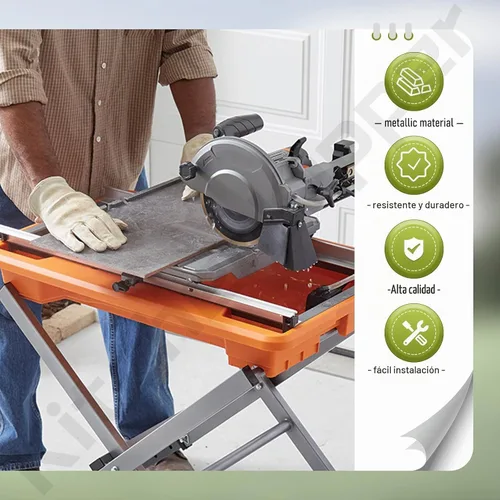 Vista 3 de Paquete de 4 rodillos de sierra de azulejos 305784005 305784001 para Ridgid DT180EVO Se adapta a los modelos de sierra de azulejos de 7 pulgadas