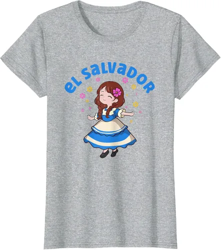 Vista 27 de Camiseta de mujer hispana con bandera salvadoreña de El Salvador Orgullosa, Negro