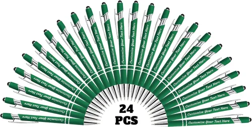 Vista 49 de 12 bolígrafos personalizados a granel, bolígrafos personalizados con grabado personalizado con nombre o texto, regalo ideal de aniversario