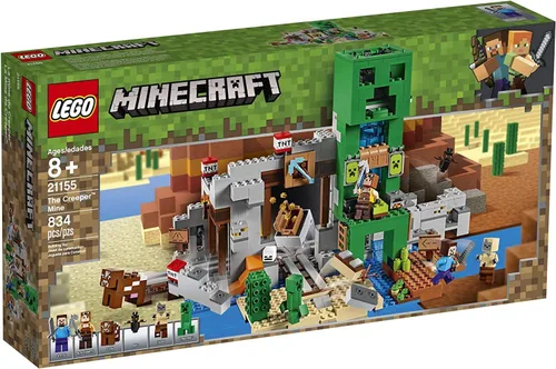 Vista 4 de LEGO Minecraft The Creeper Mine 21155 Kit de construcción (834 piezas)