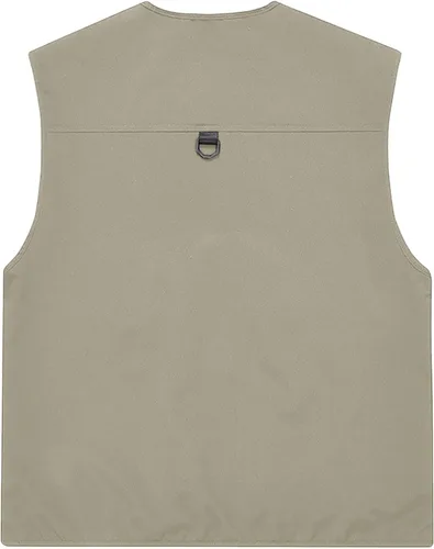 Vista 4 de Abrigos deportivos hombre Chaquetas Bolsillos bolsas múltiples Prendas vestir Otoño Invierno Chaleco exterior