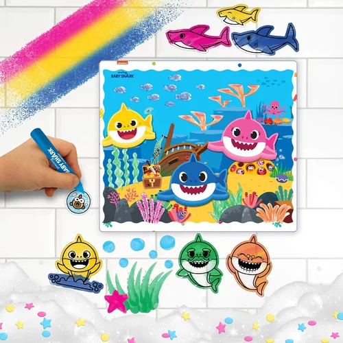 Vista 3 de Baby Shark Estudio de arte de baño definitivo de Horizon Group USA