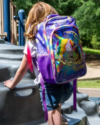 Vista 6 de AI ACCESSORY INNOVATIONS Mochila de 16", Academia Unicornio, Estándar, Personaje