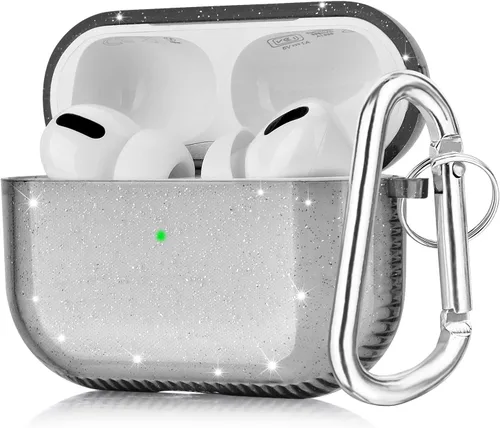 Vista 13 de KOREDA Funda Protectora Compatible con AirPods Pro y AirPods Pro 2 Estuche, Funda Protectora Completa Suave y Transparente a Prueba de Golpes