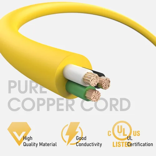 Vista 5 de TOOLIOM Cable de alimentación RV de 30 amperios de 25 pies, cable de extensión NEMA TT-30P a TT-30R RV, cable de extensión de alimentación STW 10/3