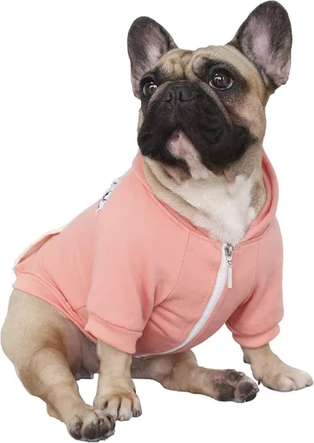 Vista 16 de iChoue - Disfraces para perros, I am a French Bulldog, suéteres divertidos, abrigos de invierno, sudaderas con capucha, Frenchie Pitbull Corgi, Pug