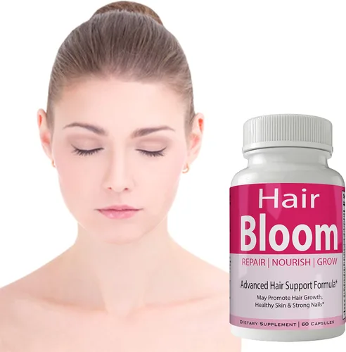 Vista 7 de Hair Bloom - Píldoras para el crecimiento del cabello, suplemento para la piel y las uñas, vitaminas y minerales únicos avanzados