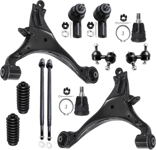 Vista 95 de Detroit Axle - Kit de extremo delantero para Hyundai Sonata XG350 XG300 Kia Optima, 2 brazos de control superiores con juntas de bola, 2 brazos