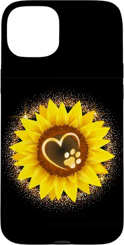 Vista 9 de Sunflower Paw Cat Dog Heart Case for iPhone 16