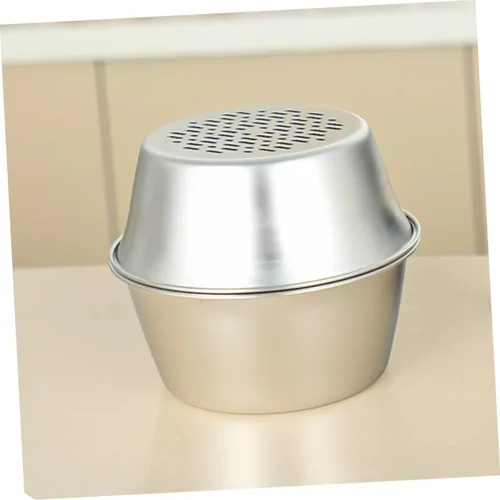 Vista 3 de TOYANDONA Colador de malla de acero inoxidable con lavabo Cesta de drenaje de cocina de malla fina para verduras y frutas, mini lavadora de arroz