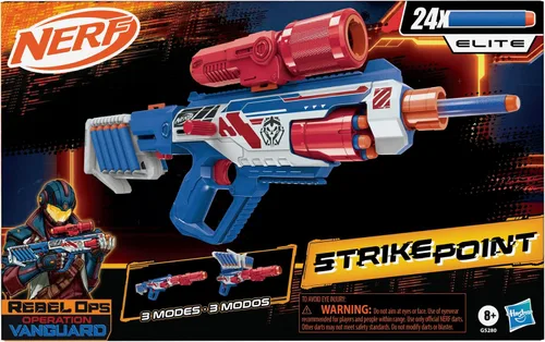 Vista 4 de Nerf Operación Rebel Ops Vanguard Strikepoint Blaster