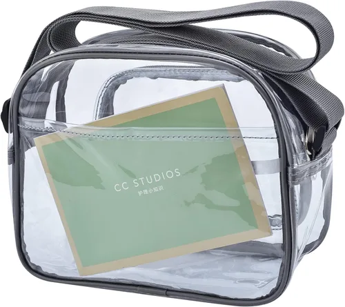 Vista 8 de Bolso bandolera transparente aprobado por el estadio adecuado para el trabajo viajes entrenamiento conciertos o deportes