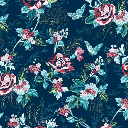 Vista 2 de Funda para gafas de sol, rosa toile (estuche de gafas de sol), Rose Toile (estuche de gafas de sol)