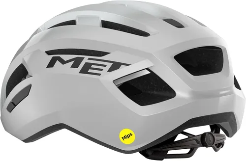 Vista 3 de MET Vinci MIPS Casco, blanco/plateado mate, S Cascos de bicicleta