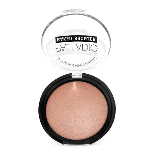 Vista 8 de Palladio Bronceador horneado, altamente pigmentado y fácil de mezclar, brillo bronceado brillante, uso seco o húmedo, dura todo el día, proporciona