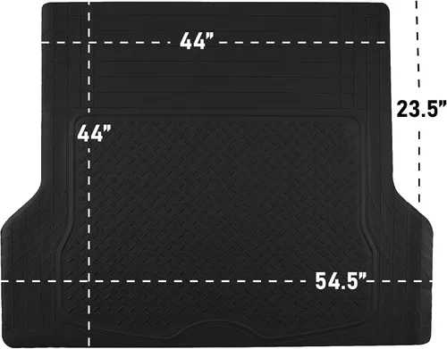 Vista 7 de FH Group Forro de carga automotriz – Tapete de carga de vinilo para automóviles, forro de carga automotriz para protección contra todo