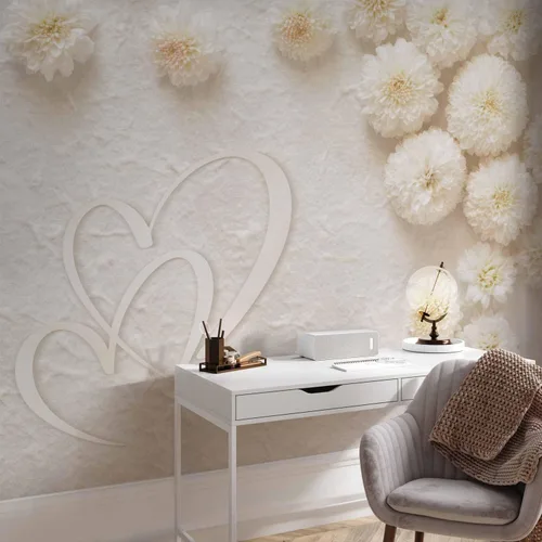 Vista 6 de artgeist Mural de pared Flores 79x55 pulgadas - Papel tapiz no tejido XXL Decoración de pared de forro polar Impresión fotográfica Imagen Diseño