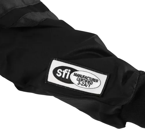 Vista 6 de RaceQuip 111 Series SFI 3,2A/1 Suéter de conducción de una pieza., L, Negro