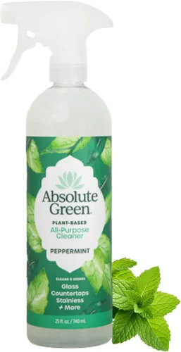 Vista 15 de Absolute Green Spray limpiador multiusos, no tóxico, cocina, baño, encimera, vidrio, inoxidable, seguro para niños y mascotas, aroma natural