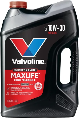 Vista 63 de Valvoline - Aceite de alto millaje 150 K con MaxLife Plus Technology, SAE 5W-20, 1 cuarto de galón
